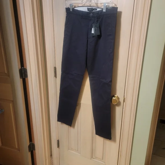 NWT Mens sz 29 x 30 Club Monaco Connor Chino Black Pants - Picture 2 of 8